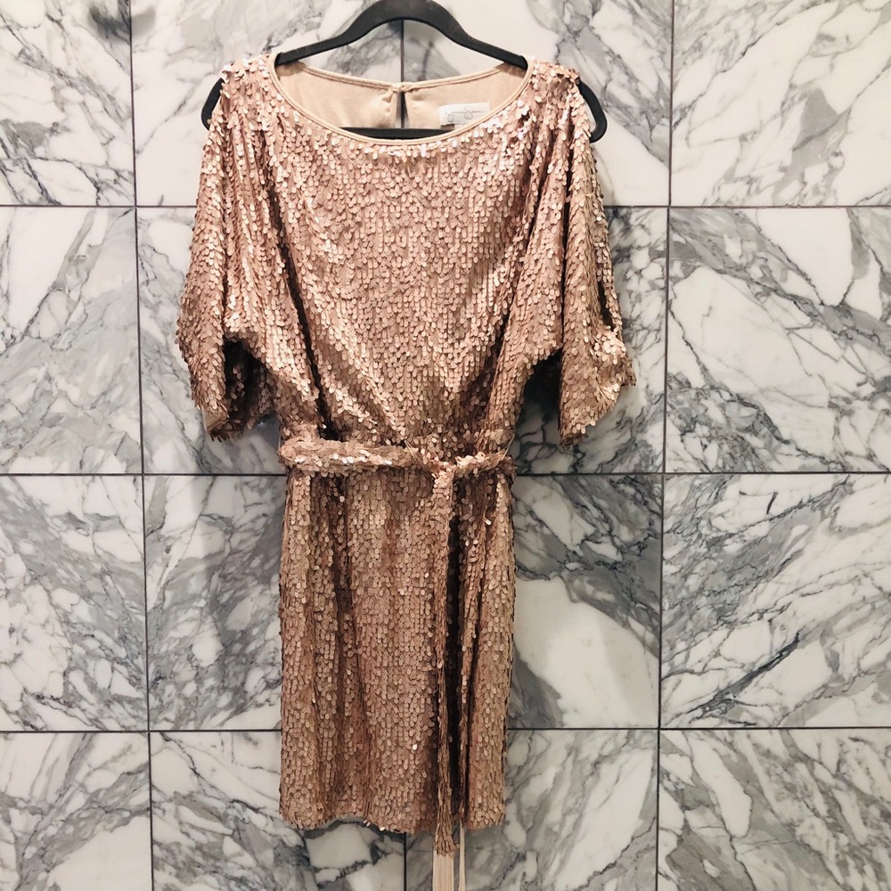 Jessica Simpson sequins dress